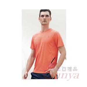 VS7601-02運動短T恤100%POLYESTER