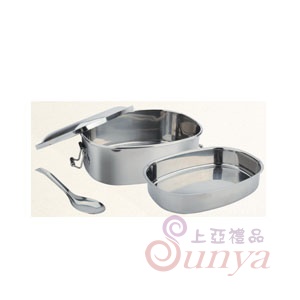 CLARE晶鑽316雙層方型便當盒