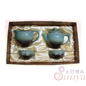 KT-3103A陶藝釉1壺1茶海2杯茶具組