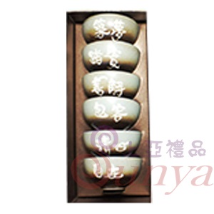 KT-3105巧意6入陶藝杯組(手工盒)