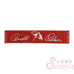WEI-PS1904紅色雨傘牌窄版運動毛巾(OPP袋裝)