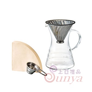 VPD-02HSV V60白金金屬濾杯咖啡壺組