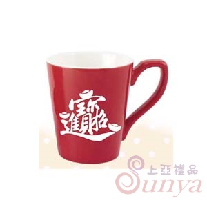 YL-7CUP15雙色釉7字杯-朱紅(強
