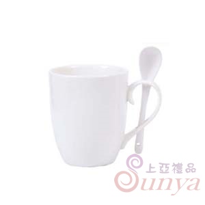 YL-013S圓圓杯+匙(強化瓷)