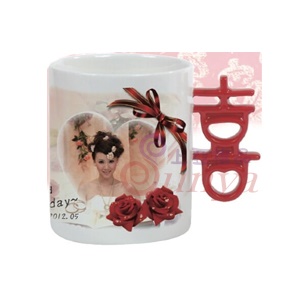 YL-016-1紅喜創意熱轉印杯