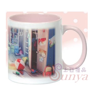 LS-01A粉紅色LS內釉熱轉印杯