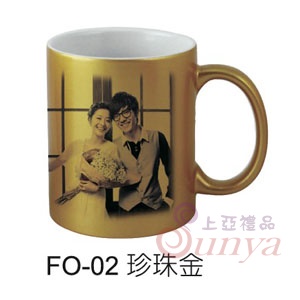 FO-02珍珠金熱轉印杯