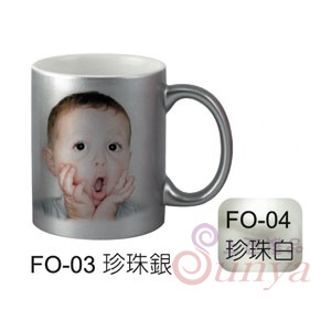 FO-03珍珠銀熱轉印杯