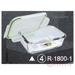 R-1800-1長方型玻璃保鮮盒