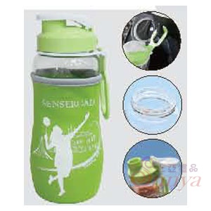 R-300n流線玻璃瓶+布套