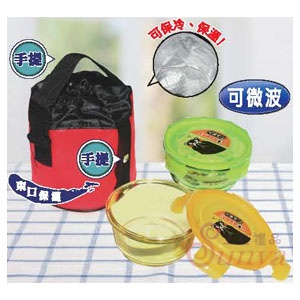 R-1400NK KUMAMON炫彩玻璃保溫提袋組