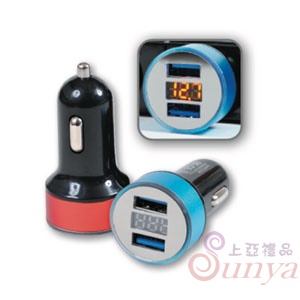 3.1A 數顯車充