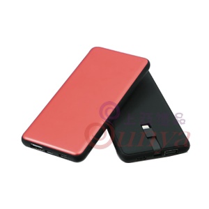 金屬自帶綫行動電源10000mAh