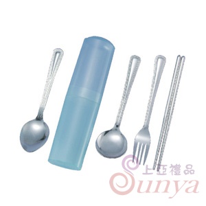 T544二入19公分橢圓筒餐具組