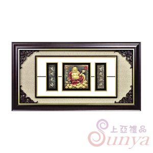 20A189-04浮雕版畫-財神三合一