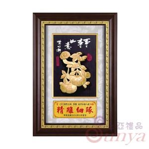 20A203-01小竹雕-事事如意