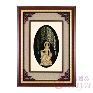 20A209-01石塑坐觀音直心經