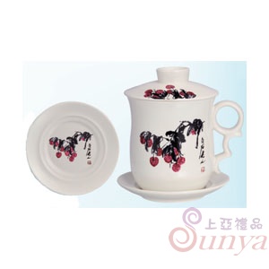 QBS-6615E齊白石同心杯四件組(吉利)