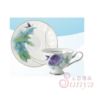 15409瑪里琳天竺牡丹咖啡杯盤組