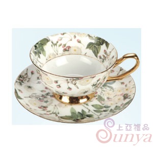 GW-603白色戀人咖啡杯盤組