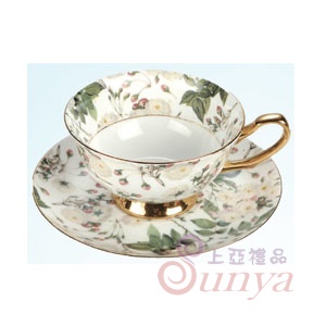 GW-603白色戀人咖啡杯盤