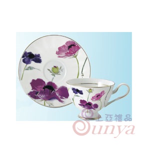 15309瑪里琳紫水晶咖啡杯盤組