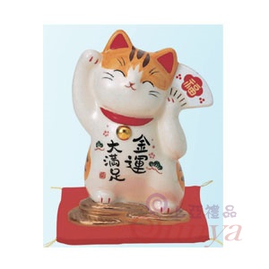 7445彩繪金運大滿足招財貓