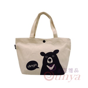 deya熊帆布袋購物袋(小)