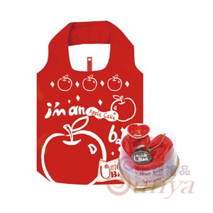 B1102蘋果愛戀蛋糕購物袋
