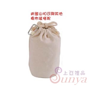 HBG3900雙拉繩棉布小束口提袋