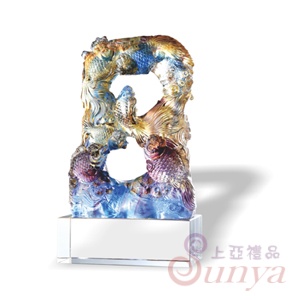 PB-033 精品琉璃－魚來運轉