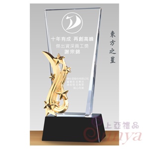 PF-003-8 精緻水晶獎牌