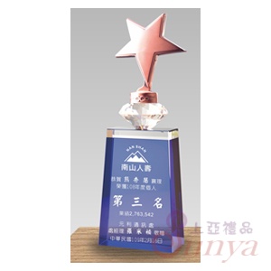 PG-161-2(銅) 精緻水晶獎座