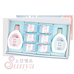 洗髮乳500ml、沐浴乳500ml、香皂75g*6