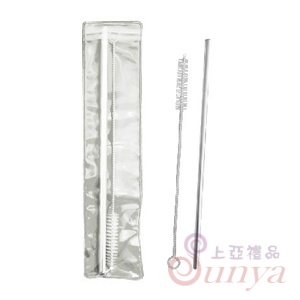 PLA-9292 #304不鏽鋼吸管組（2入）_PVC袋