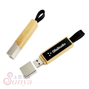 USB-6595 天然竹發光隨身碟