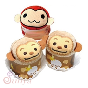 CAK-2205 可愛猴蛋糕毛巾