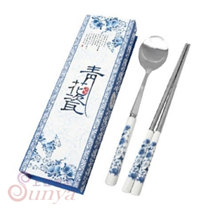 PLA-9300 青花瓷餐具組(2入)