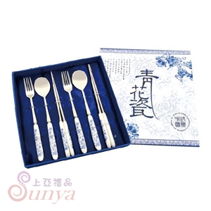 PLA-9394 青花瓷餐具組(6入)