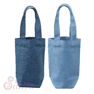 BAG-8819 便攜牛仔布飲料提袋