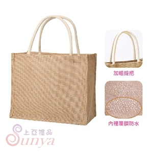 BAG-8795 無印風麻布手提袋(A4