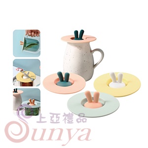 COA-8328 創意兔矽膠杯蓋(單入)