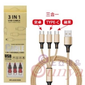 CE057 三合一充電線