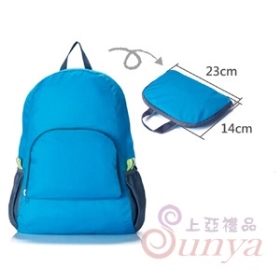 AK-08103韓版純色折疊雙肩包