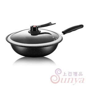 LD-402麥飯石微壓鍋炒鍋