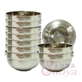 CI-080D不鏽鋼#304砂光碗禮盒組(12cm)(8入)