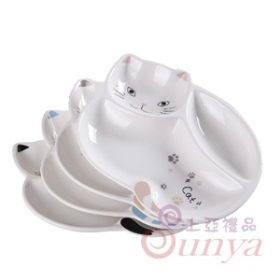 CI-2620日式創意可愛小咪陶瓷餐盤
