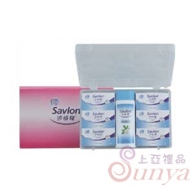 沐浴精200ml+抗菌皂80g(6塊)+PET收納盒