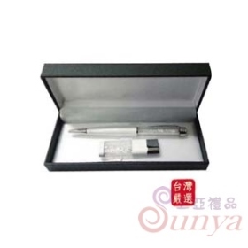 晶鑽原子筆(白色)8G金鑽USB