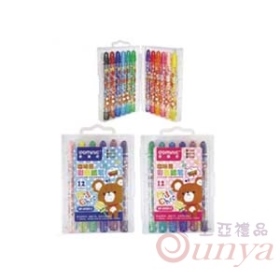 FV-30 12色旋轉蠟筆